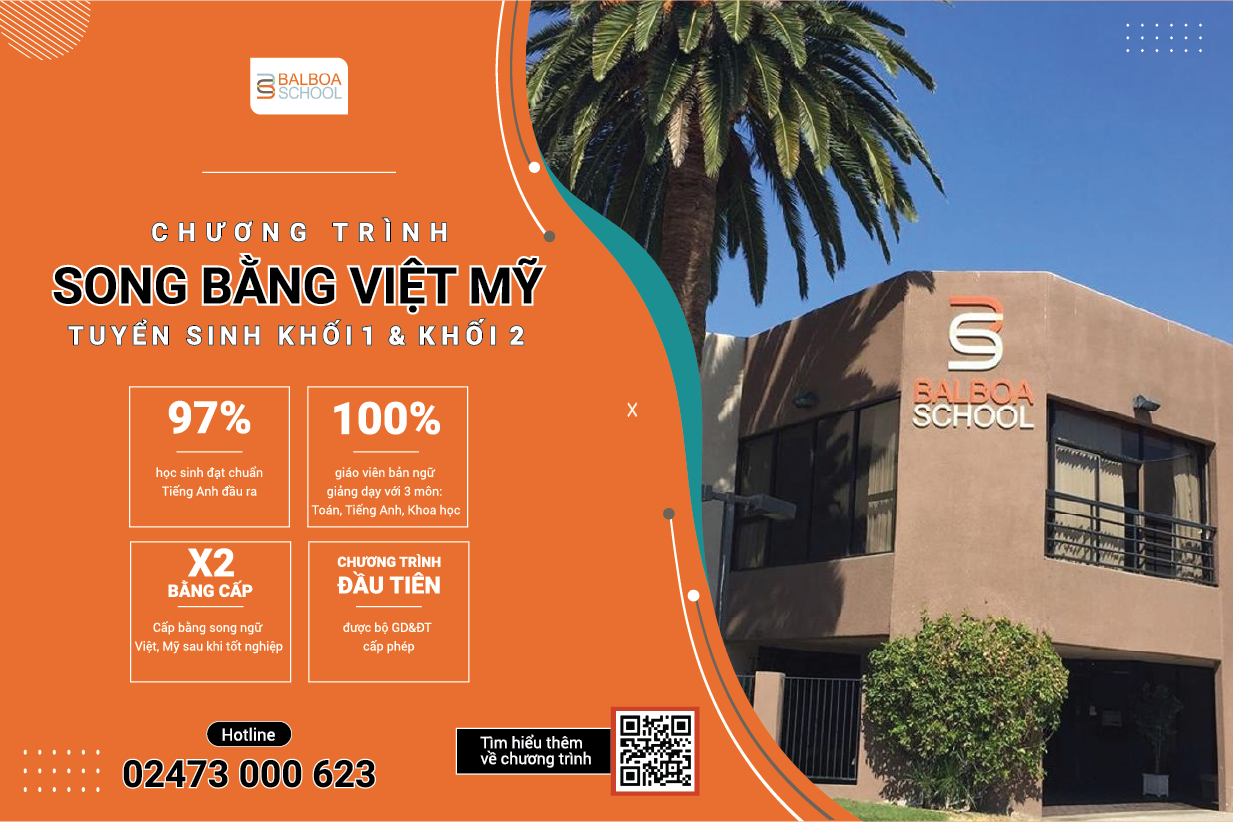 THE VIETNAMESE - AMERICAN DUAL DIPLOMA PROGRAM FOR GRADE 1 & GRADE 2 AT XANH TUE DUC SCHOOL